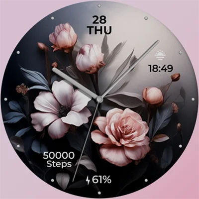 Chester Flower dream APK: A Beautiful Floral Watch Face for Wear OS Smartwatches