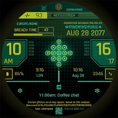 Cyberpunk Watch Face APK: Immerse Your Smartwatch in Neon-Futuristic Style