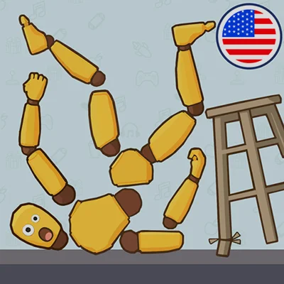 Kick & Break The Ragdoll Games MOD APK: Physics Chaos & Stress Relief Game