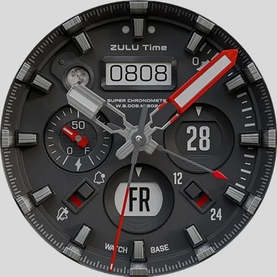 Military ZULU Tactical watch APK: Wear OS Watch Face, Zulu Time/MFD