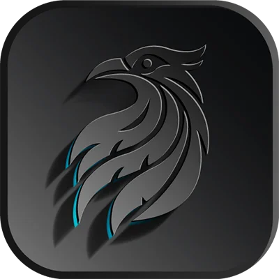 Raven Dark Icon Pack APK: 4,500+ Dark Minimalist Icons, Wallpapers​