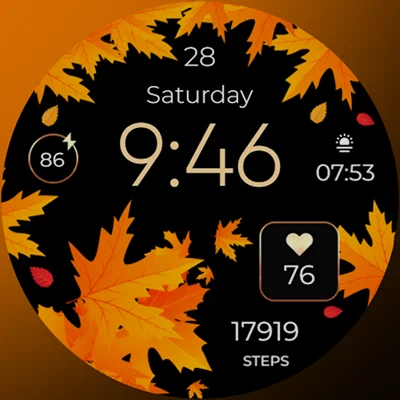 ReS28 APK Seasonal Moods & Flowers: Seasonal Floral Watch Face Wear OS