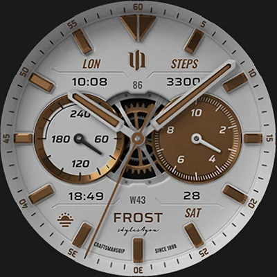 S4U Frost – classic watch face APK: Wear OS 4+ Analog, 3 Complications