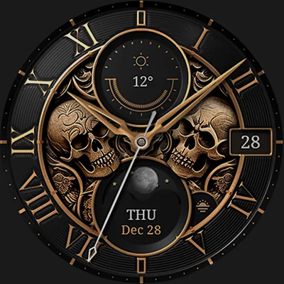 S4U Mystique – Gold watch face APK: Wear OS Luxury Analog