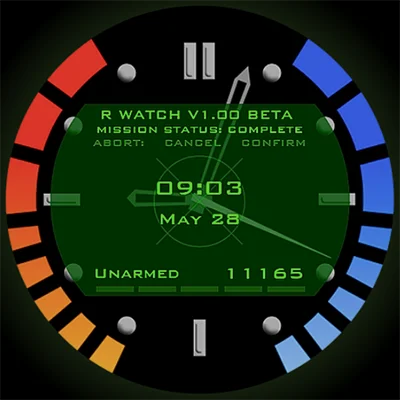 Secret Service Watch Face APK: Tactical Wear OS Design w/ Complications