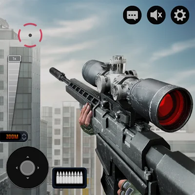 Sniper 3D MOD APK: Realistic Mobile Sniper Missions & Tactical Shooting Action