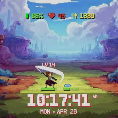 Step Quest Watch Face APK: Gamified Steps, Pixel Heroes & 21 Themes