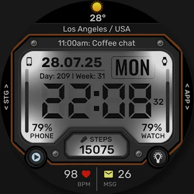 WFP 152 Old School Watch Face APK: Vintage Charm Meets Modern Functionality for Your Wear OS Device