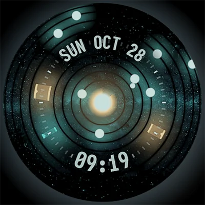 Cosmo Phase Watch Face APK: Solar System & Moon Phases for Wear OS