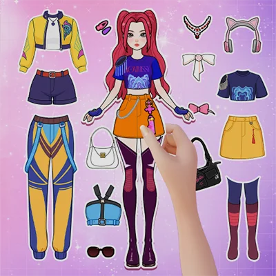 Paper Doll Diary MOD APK: Dress Up DIY Game with 1000+ Items, ASMR Makeup & Stories​