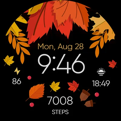Seasonal Nature – Wear OS APK: Dynamic Seasons, Animations, Complications